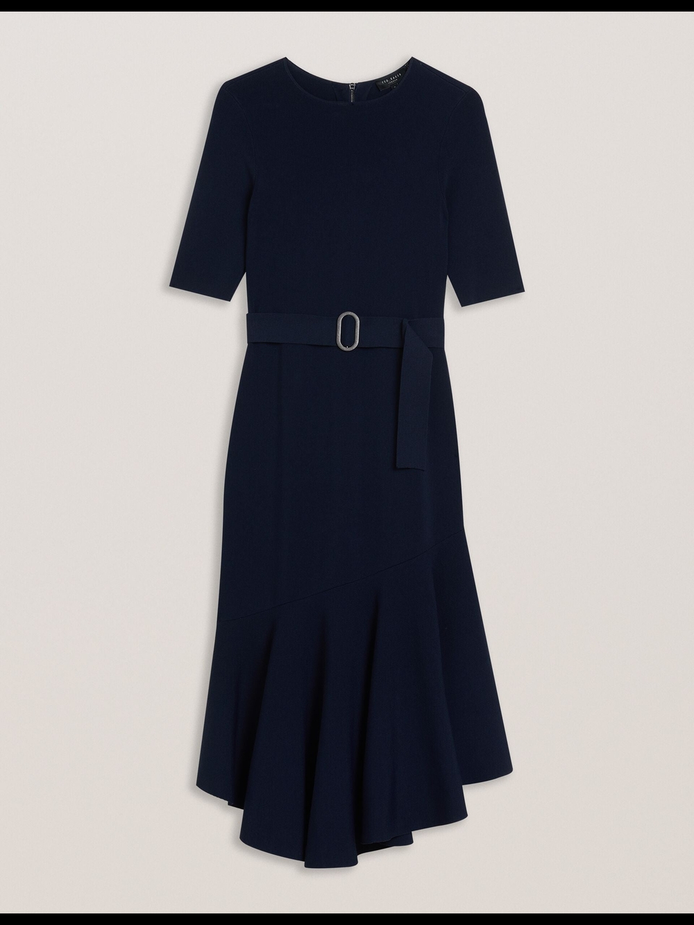Ted Baker Samalee Flippy Hem Knit Dress With Belt